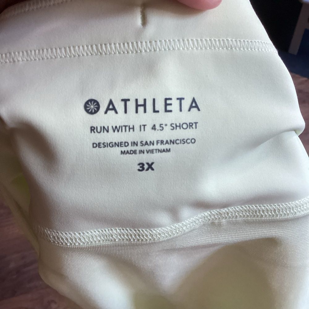 NWT Athleta Plus Sized Run with it shorts. 3X - Picture 6 of 6